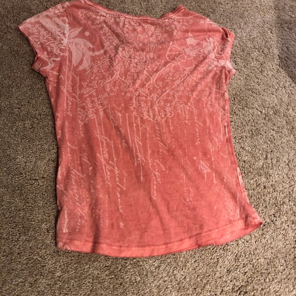 Guess coral pink v neck - Picture 3 of 3